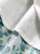 White & Green Leopard Pansy Silk Maxi Shirt Dress