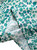 White & Green Leopard Pansy Silk Maxi Shirt Dress