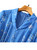 Queen Letizia Inspired Blue Floral Print Fit-and-Flare Dress