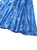 Queen Letizia Inspired Blue Floral Print Fit-and-Flare Dress