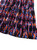 Ocean Ikat Shirt Dress with Flounce Hem Skirt