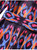 Ocean Ikat Shirt Dress with Flounce Hem Skirt