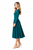 Princess Inspired Long Sleeve Fit-and-Flare Midi Dress