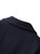 Navy Notched-Collar Belted Wool-Blend Midi Coat