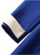 Royal Blue and White Belted Wool-Blend Coat