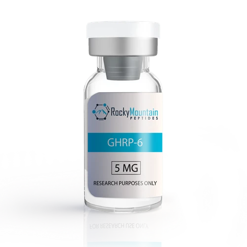 GHRP-6 5mg lyophilized research peptide vial – Rocky Mountain Peptides