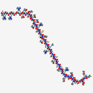 tesamorelin peptide Chemical Structure Depiction