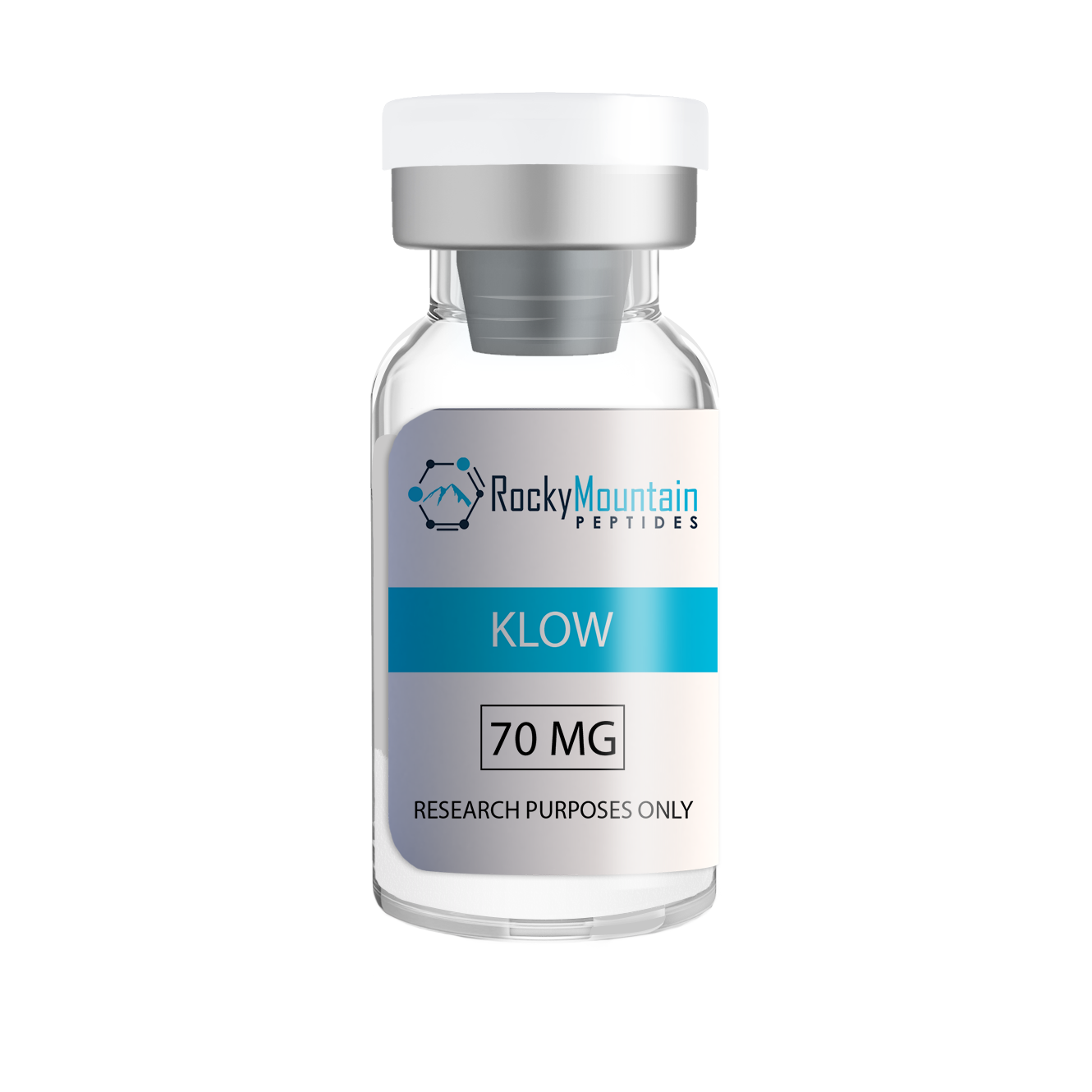 Klow Blend 80mg research peptide vial