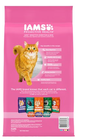 Iams Proactive Health Sensitive Digestion & Skin Dry Cat Food