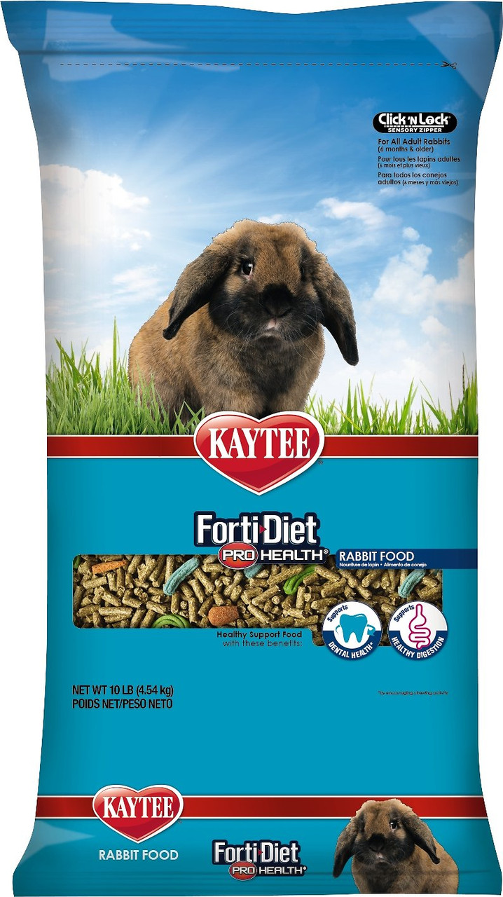 Kaytee Forti-Diet Pro Health Adult Rabbit Food 10 lb