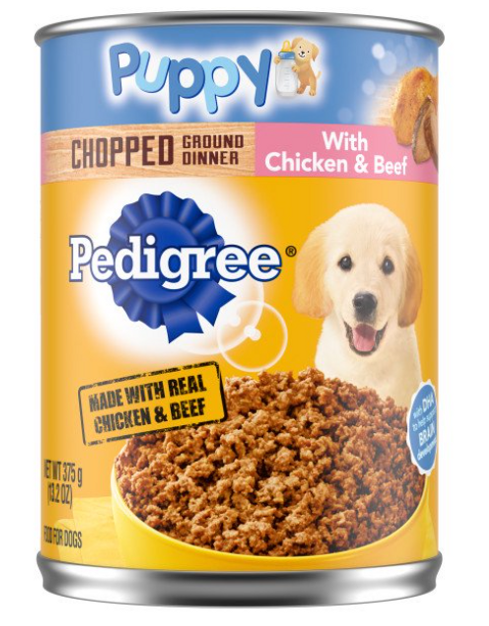 Pedigree Puppy Chicken & Beef Canned Dog Food - Chow Hound Pet Supplies