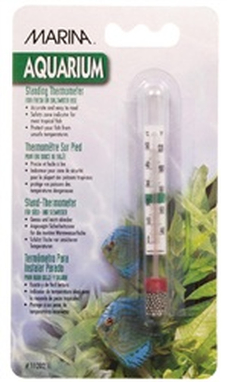 Skyldfølelse klient mærkelig Marina Free Standing Aquarium Thermometer - Chow Hound Pet Supplies