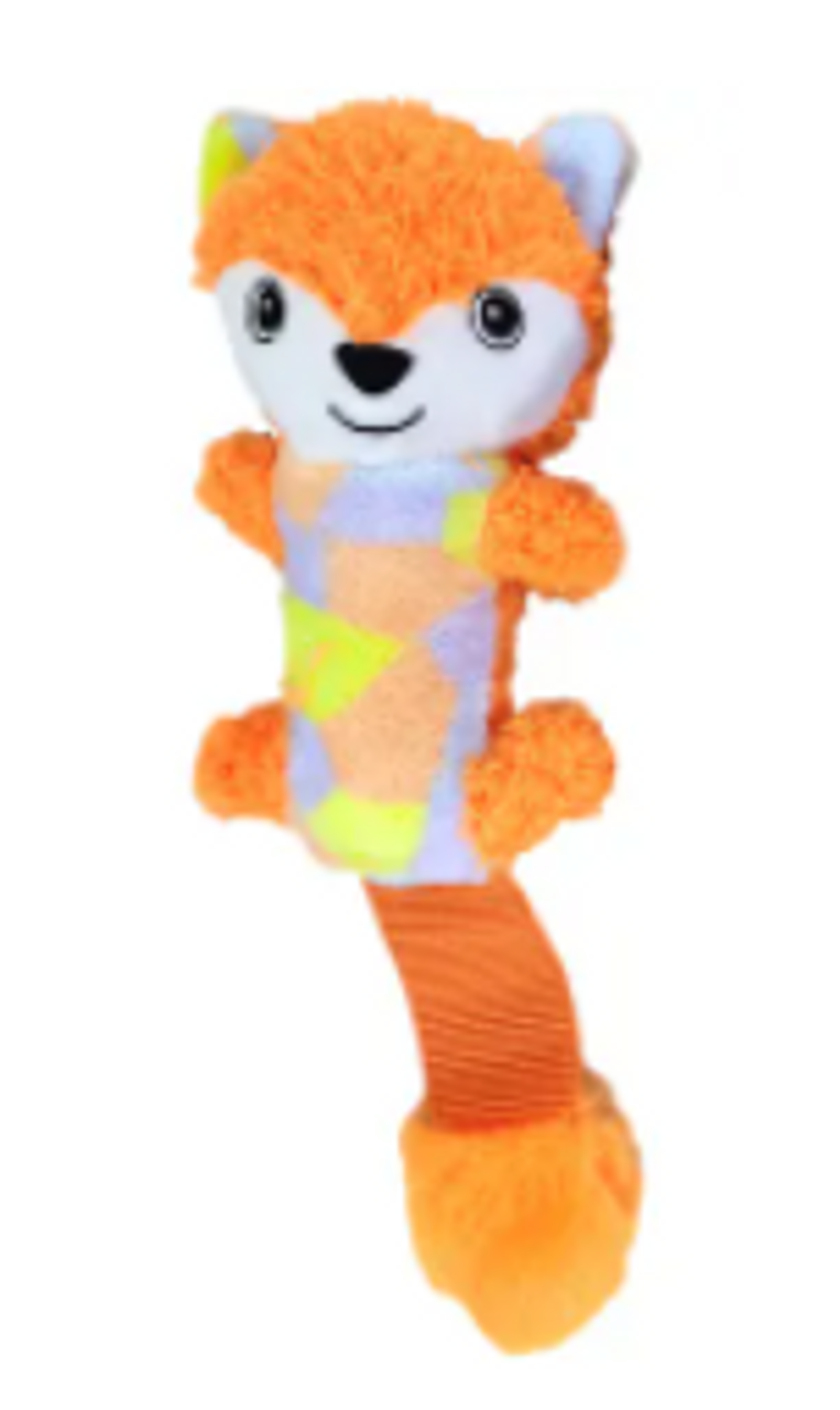 shake a fox dog toy