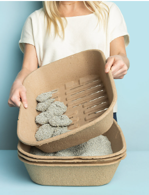 Kitty Sift Disposable Sifting Cat Litter Box, 3 pack Chow Hound Pet