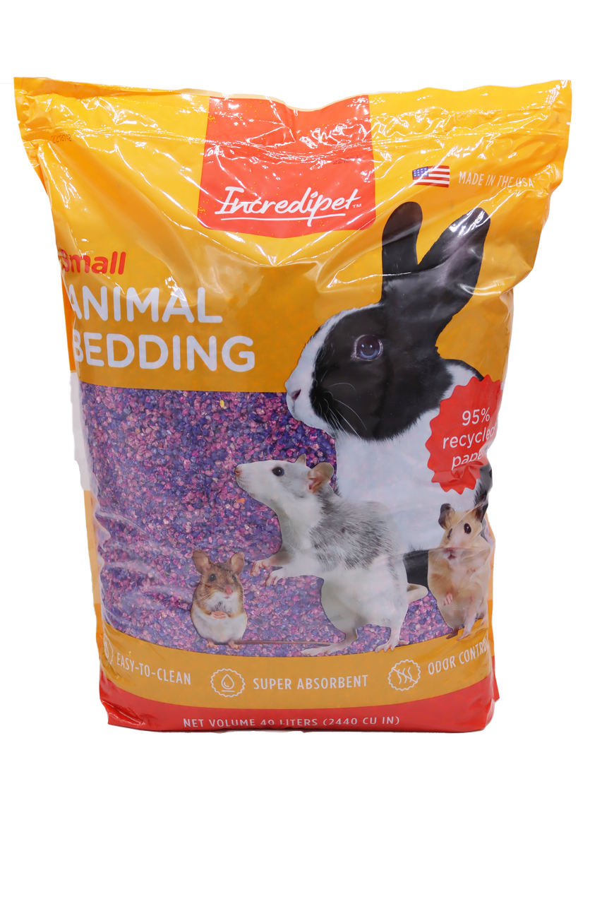 Incredipet Small Animal MultiColored Paper Bedding Chow Hound Pet