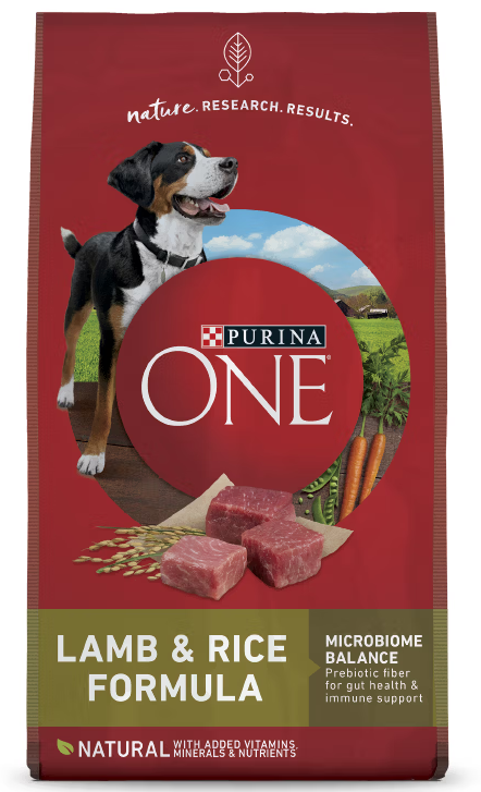 Purina ONE Lamb & Rice Formula Adult Dog Food Chow Hound Pet Supplies