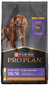 Purina Pro Plan Sport All Life Stages Active 26/16 Formula Dry Dog Food 37.5 lb