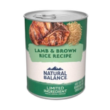 Natural Balance L.I.D. Limited Ingredient Diets Lamb & Brown Rice Forumla Canned Dog Food