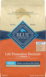Blue Buffalo Life Protection Formula Large Breed Chicken & Brown Rice Recipe Adult Dry Dog Food 30 lb
