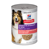 Hill's Science Diet Adult Sensitive Stomach & Skin Salmon & Vegetable Entree Canned Dog Food