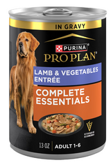 Purina Pro Plan Savor Adult Lamb & Vegetables Entree Slices In Gravy Canned Dog Food