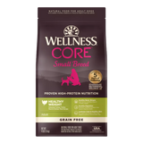 Wellness Core Small Breed Healthy Weight Deboned Turkey, Turkey Meal & Chicken Meal Recipe Grain-Free Dry Dog Food 4 lb