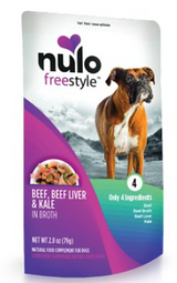Nulo Freestyle Grain-Free Beef & Kale Dog Pouch