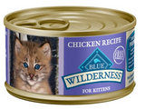 Blue Buffalo Wilderness Kitten Recipe Canned Cat Food 