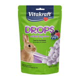 Vitakraft DROPS with Wild Berry Flavor Small Animal Treats for Rabbits, Guinea Pigs & Hamsters 5.3 oz