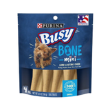 Purina Busy Bone With Real Meat Mini 4 Pack Dog Treats 6.5 oz