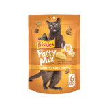 Purina Friskies Party Mix Cheezy Craze Crunch Real Cheese Cat Treats 6 oz