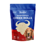 Incredipet Buffalo Cheek Rolls Dog Chew 2 pk