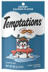 Whiskas Temptations Savory Salmon Flavor Cat Treats 3 oz