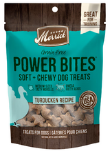 Merrick Power Bites Turducken Recipe Grain-Free Soft & Chewy Dog Treats 6 oz