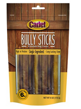 Cadet 6in Bully Sticks For Dogs 5.2oz