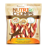 Scott Pet Nutri Chomps Mixed Braids Rawhide-Free Dog Treats 10 ct