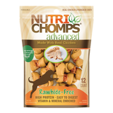 Scott Pet Nutri Chomps Advanced Real Chicken Rawhide-Free Knot Dog Treats 12 ct