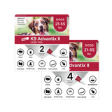 K9 Advantix II Topical Flea & Tick Treatment for Dogs 21-55 lbs