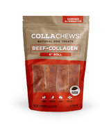 Collachews 6" Collagen Beef Flavored Roll 4 pk