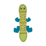 Outward Hound Fire Biterz Plush Lizard 2 Squeaker Dog Toy 