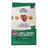 Natural Balance Limited Ingredient Diets Lamb & Brown Rice Formula Small Breed Bites Adult Dry Dog Food 4 lb