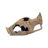 Blue Ribbon Ancient Egyptian Vase Aquarium Ornament 