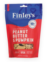 Finley's Peanut Butter & Pumpkin Crunchy Dog Biscuits 12 oz