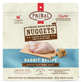 Primal Freeze-Dried Nuggets Rabbit Formula Grain-Free Raw Cat Food 5.5 oz