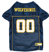 Pets First Michigan Wolverines Mesh Dog Jersey