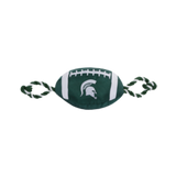 Pets First Michigan State Spartans Football Rope Dog Toy 15 in