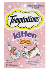 Whiskas Temptations Salmon & Dairy Flavor Crunchy and Soft Kitten Treats