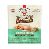 Primal Raw Frozen Nuggets Chicken Formula Dog Food 3 lb