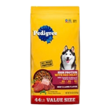Pedigree High Protein Beef & Lamb Flavor Adult Dry Dog Food 44 lb