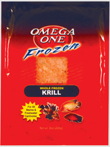 Omega One Frozen Krill Flat Pack 8 oz